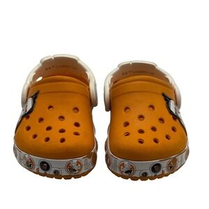 Kids Orange Star Wars‎ BB8 Droid Crocs Clogs Size 4 5 C Toddler Shoes